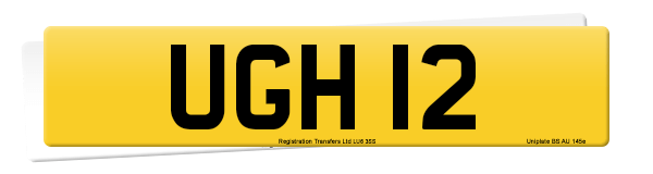 Registration number UGH 12